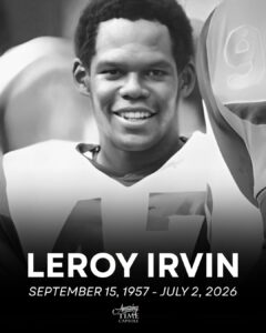 LeRoy Irvin Death Obituary — NFL All-Pro and Rams Legend Dies at 68